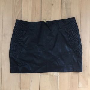 Guess Pleather Mini Skirt